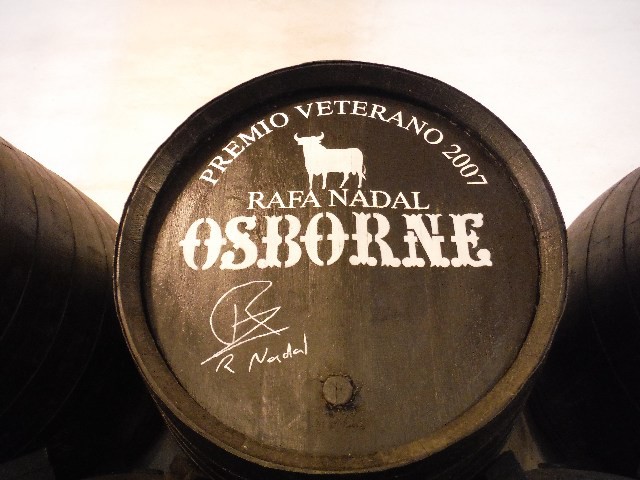 This barrel belongs to Rafa Nadal