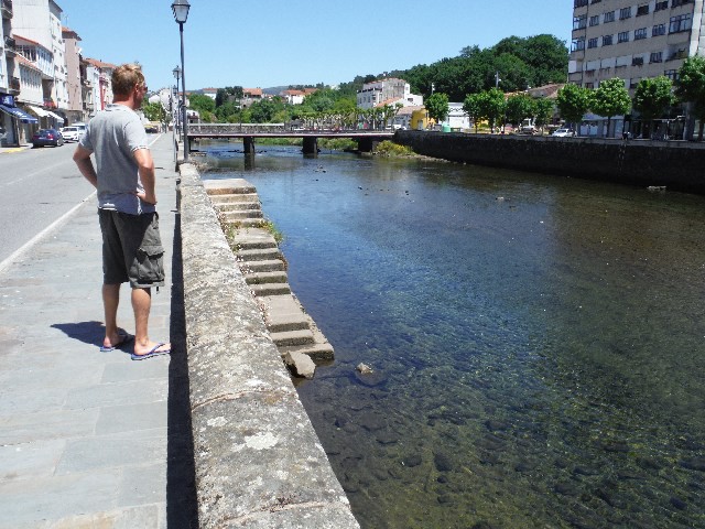 The river in Noia is very clear