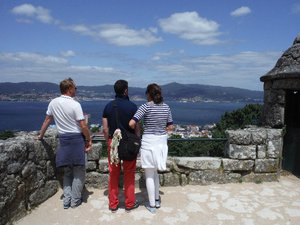 View from park at top of Vigo old town