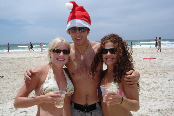 Christmas Day at the Beach!