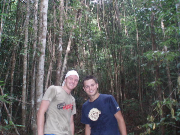 during our jungle hike
