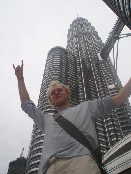 Petronas twin towers in Kuala Lumpur