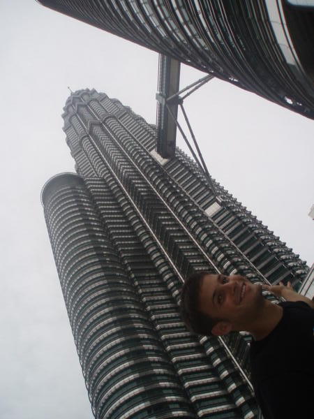 Petronas twin towers in Kuala Lumpur