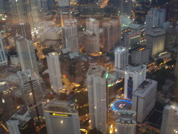 View from top of KL Tower