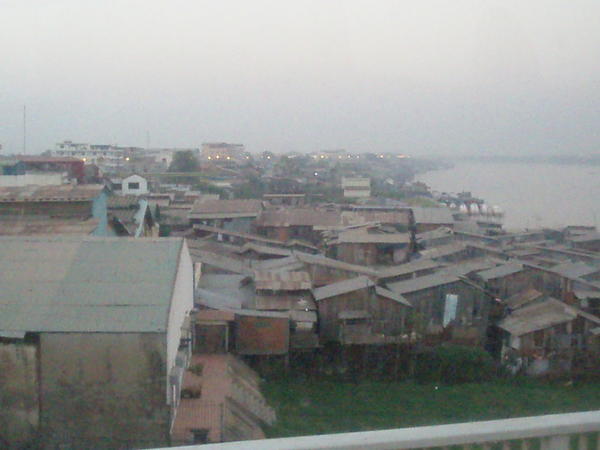The big city slum.