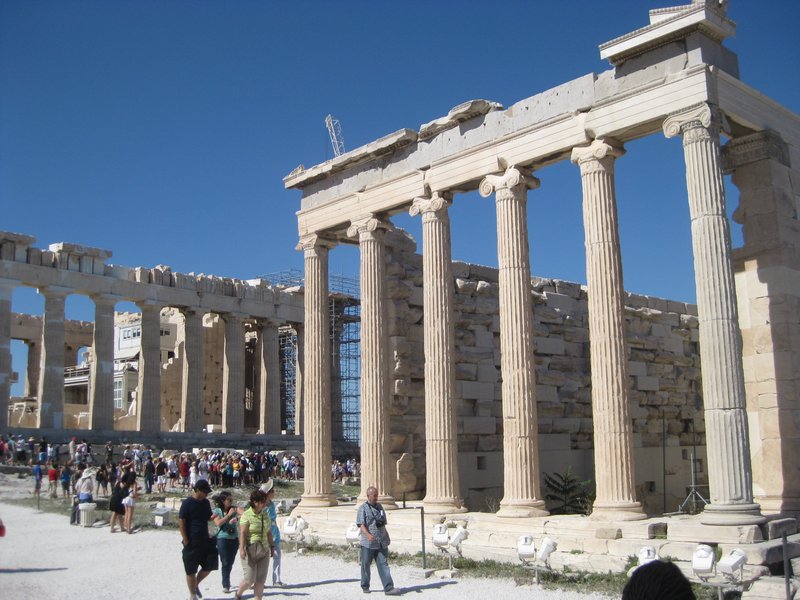 Erechtheion and the Parthenon