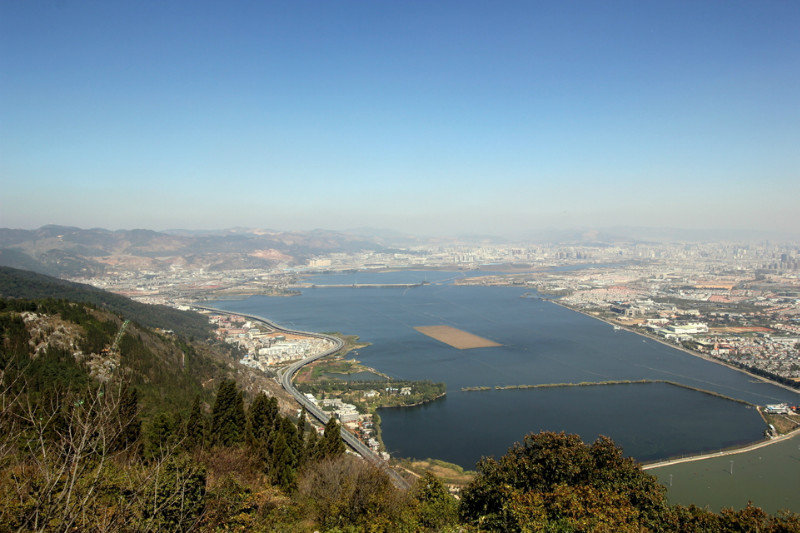 Dian Chi Lake from Xi Shan West Hill