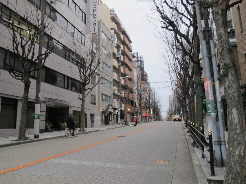 Typical street of Osaka