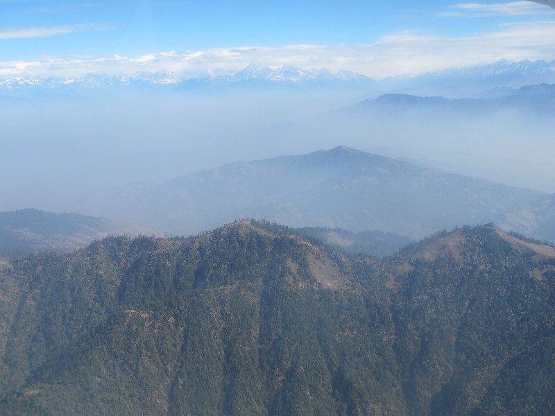 view of Himalayas from a plane 1