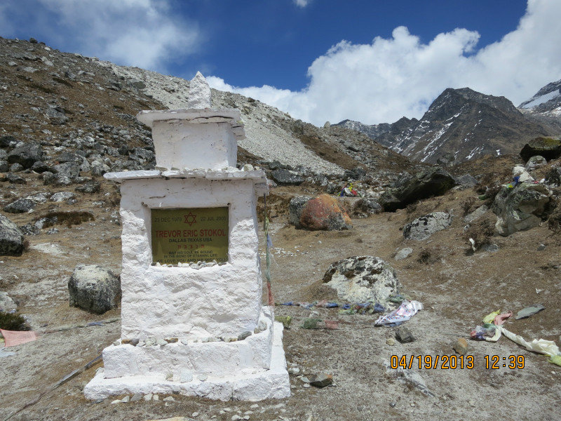 sherpa and climbers cemetery