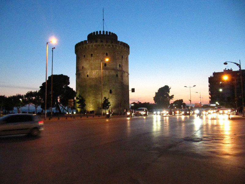 Thessaloniki by night.