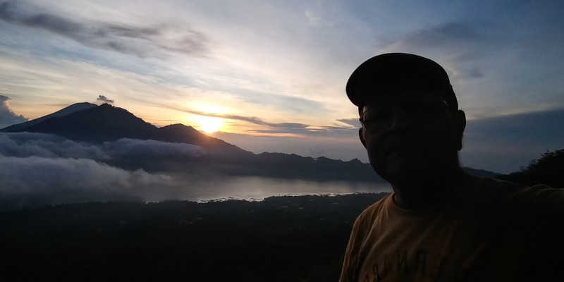 Mount Agung at sunrise
