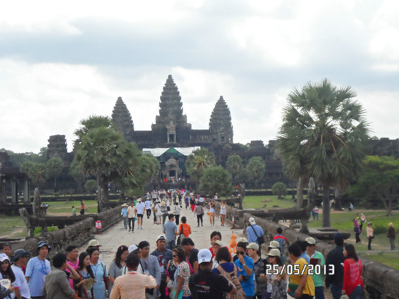 Angkor tourists