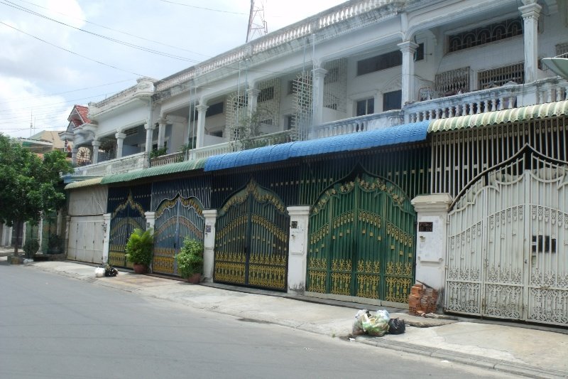 Typical residences in Phnom Penh