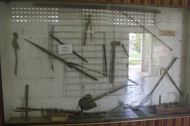 A display of torture implements