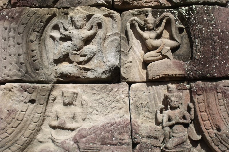 Carvings of Asparas