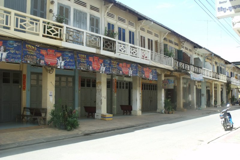 A series of shop houses