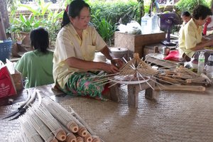A visit to an umbrella factory outside Chiang Mai