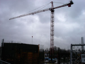 Walsh Construction Tower Crane, Thornton Place, Northgate Mall