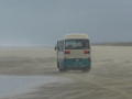 Taking the bus on the 90-mile beach