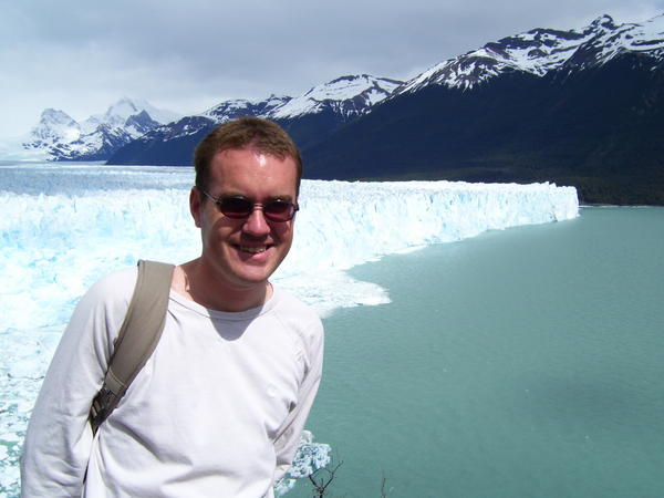 At the Perito Moreno glacier