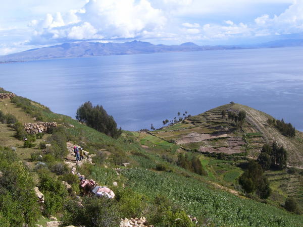 Lake Titicaca from Isla del Sol