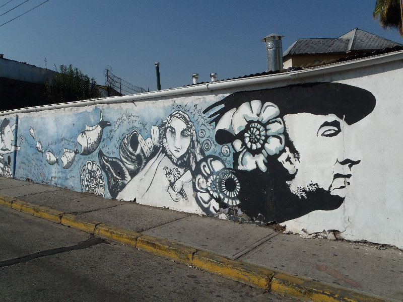 Mural of Pablo Neruda