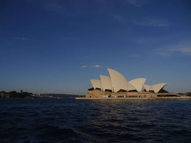Opera house at almost sunset