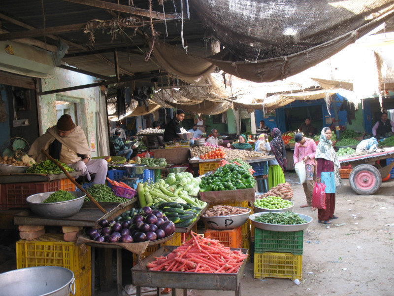 Marktstand in Bikaner