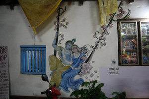 Wandbild in Gokarna