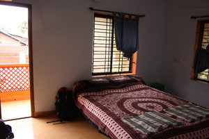 unser Bett in Gokarna