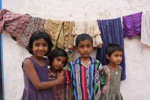 Kids in Badami
