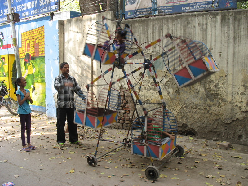 Riesenrad in Old Delhi