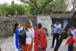 Begegnungen in Chandigarh Rock Garden