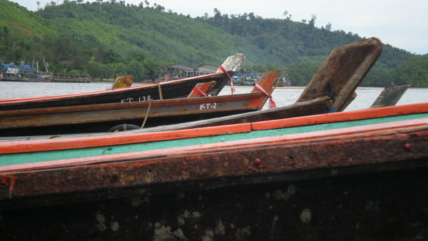 boats tied at the quay