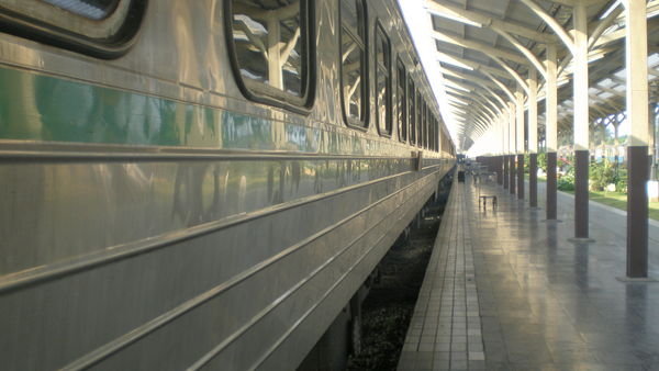 Train platform three in Chiang Mai