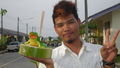 Chanmp and his "frog" Krathong 