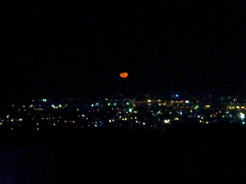 Red Moon Over Cebu