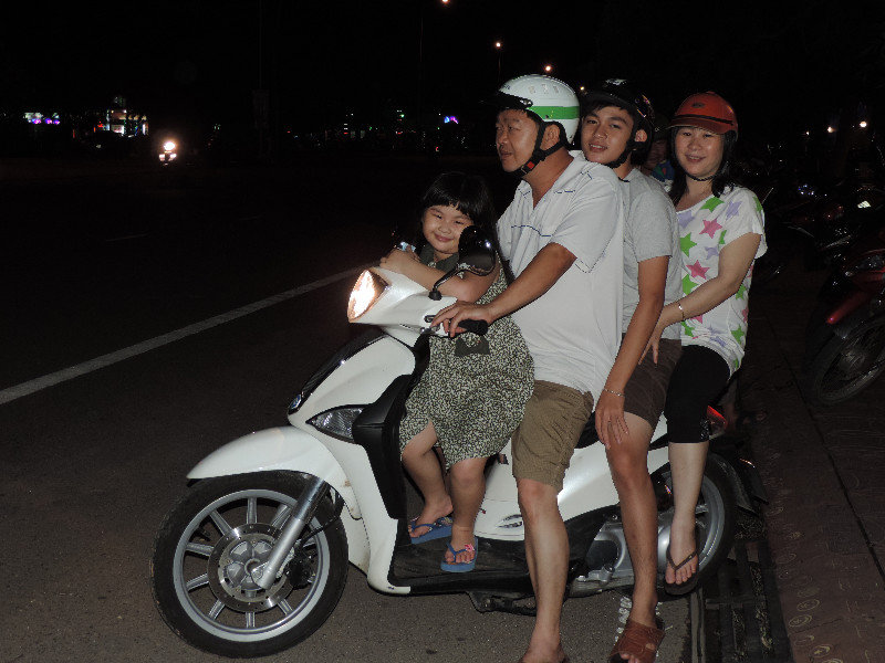 Vietnams Standardtransportmittel für die ganze Familie