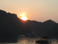 Sonnenuntergang in Halong