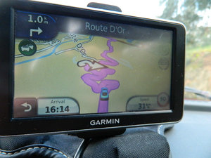 sat nav roulette....up a mountain again it is then!
