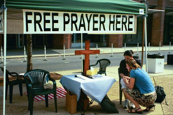 Even the Prayer was Free!