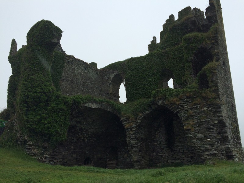 Ballycarbery Castle ruins