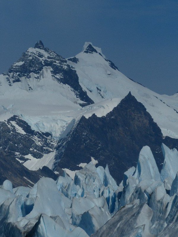 View across the top of the glacier
