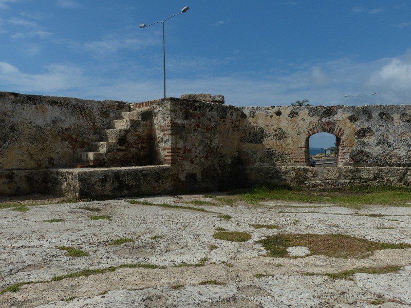 The wall around Cartagena