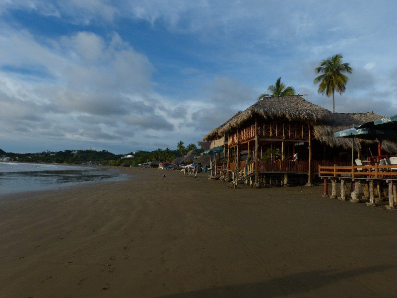 The beach front at San Juan del Sur