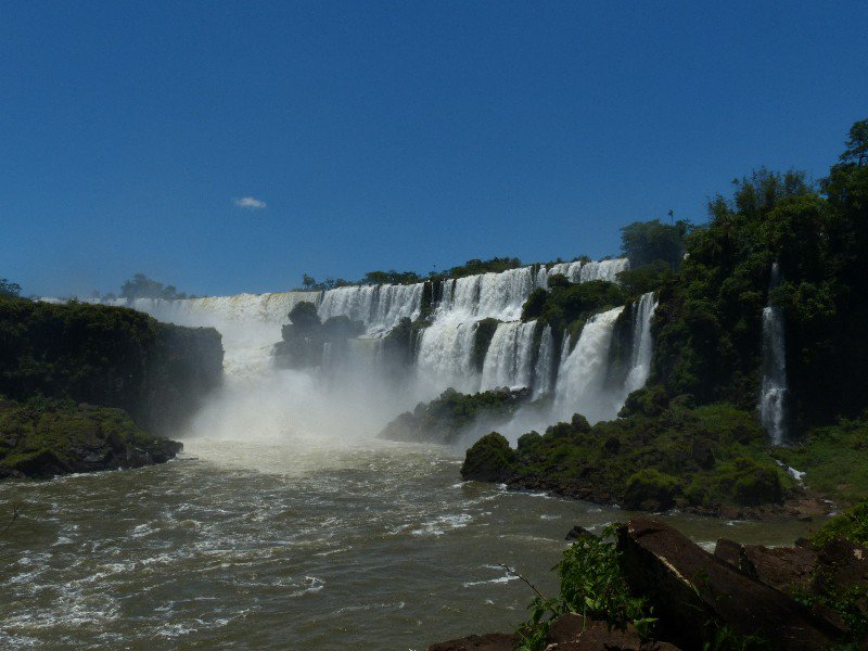 View across the main spread of the falls