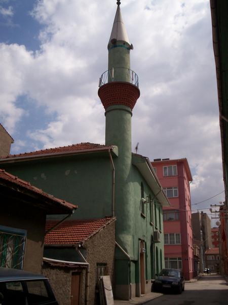 A VERY green mosque