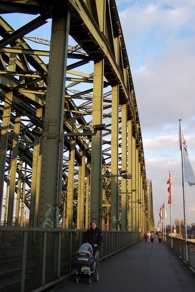 The bridge crossing The Rhine