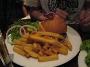 our meal in hard rock cafe